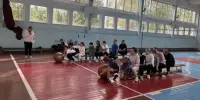Неделя спорта и здоровья. Спортивная эстафета "Папа + мама + я = здоровая семья"