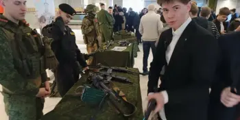 ПРОФОРИЕНТАЦИОННАЯ ВСТРЕЧА С АГИТАЦИОННОЙ БРИГАДОЙ УЧРЕЖДЕНИЯ ОБРАЗОВАНИЯ "ВОЕННАЯ АКАДЕМИЯ РЕСПУБЛИКИ БЕЛАРУСЬ"
