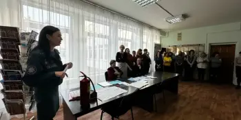 Безопасность — дело общее: в гимназии прошла встреча с инспектором МЧС