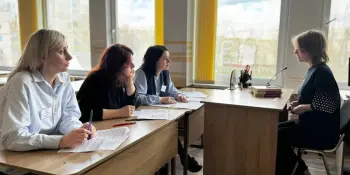 "Ступеньки успеха!": в нашей школе прошёл районный этап областной олимпиады по иностранным языкам